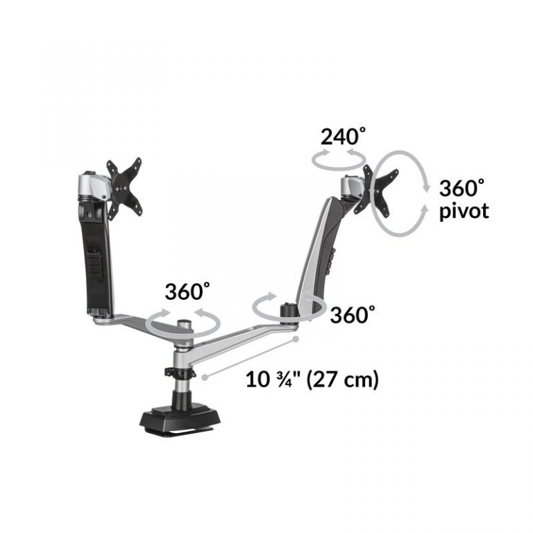 Dual-Monitor Arm – Standing Desks Office Furniture | VARIDESK is Now Vari®